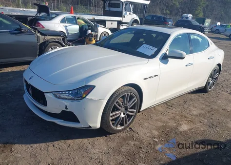 2017 Maserati Ghibli from USA, damaged, VIN ZAM57XSL7H1230024